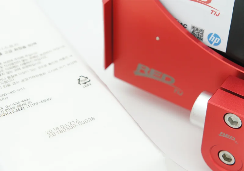 Direct marking on plastic